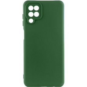 Чехол Silicone Cover Lakshmi Full Camera (A) для Samsung Galaxy M33 5G Зеленый / Dark green