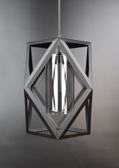 Люстра підвісна LOFT на 1 лампочку 25955 Чорний 40-95х28х28 см. | Зображення 3