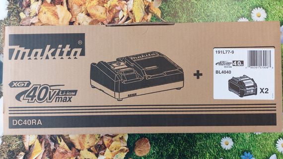 Набір акумуляторів BL4040 (2 шт) та зарядний пристрій для продукції Makita XGT (191L77-9) | Зображення 5