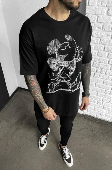 Футболка з ДТФ принтом (оверсайз)