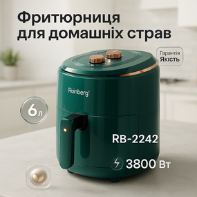 Фритюрница без масла для жарки сырных палочек Rainberg, Безмаслянная фритюрница для кухни DG-94