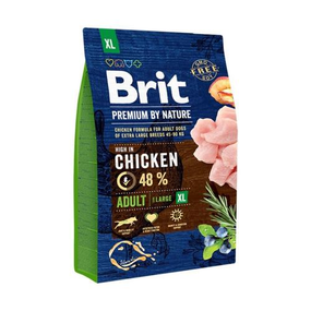 Сухой корм Brit Premium для собак взрослых собак  гигантских пород весом от 45 с курицей 3 кг