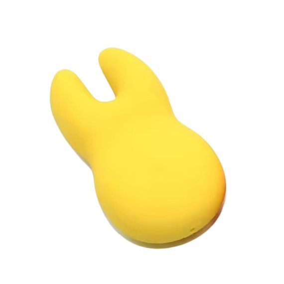 Вібратор для клітора із роздвоєним кінчиком Sweet Em Velvet Lure, жовтий Sex Aura