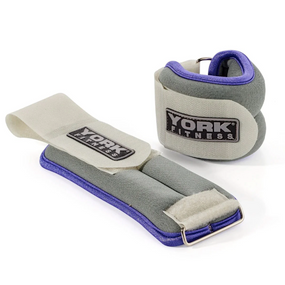 Утяжелители York Fitness Soft для рук и ног 2х0,5кг серый