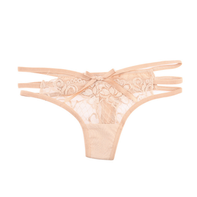 Трусики SV Lace Thong G-String one size Бежевий (sv2852be), One size
