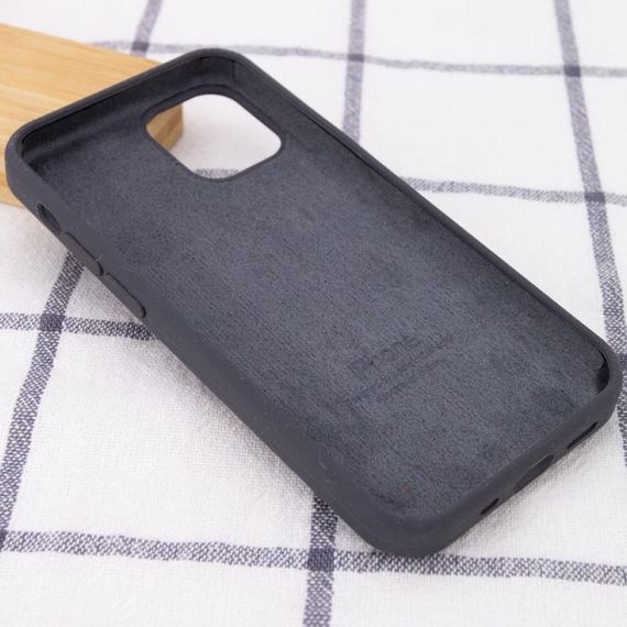 Чохол Silicone Case Full Protective (AA) для Apple iPhone 13 (6.1") Сірий / Dark Gray | Зображення 2