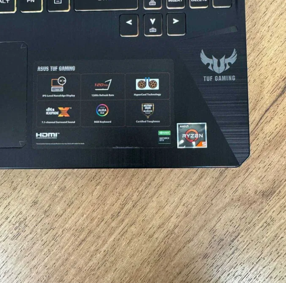 Ноутбук Asus TUF FX505DT 120Hz Ryzen 5 3550H 16GB SSD 256GB HDD 1TB GTX 1650 Б/В | Зображення 6