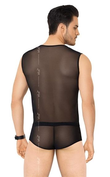 Комплект білизни - Shirt and Shorts 4605, black M/L | Зображення 1