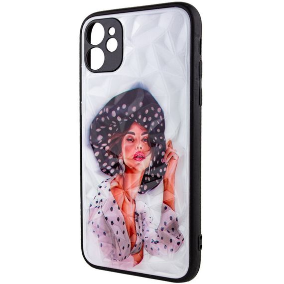TPU+PC чохол Prisma Ladies для Apple iPhone 11 (6.1") TPU+PC, Girl in a hat | Зображення 2
