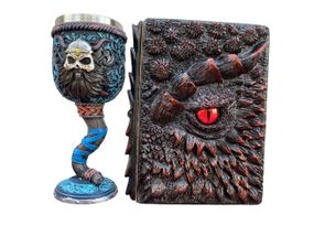 Подарунковий набір Келих 3D Молот Тора Вікінг і Блокнот 3D «Око Пламінного Дракона»