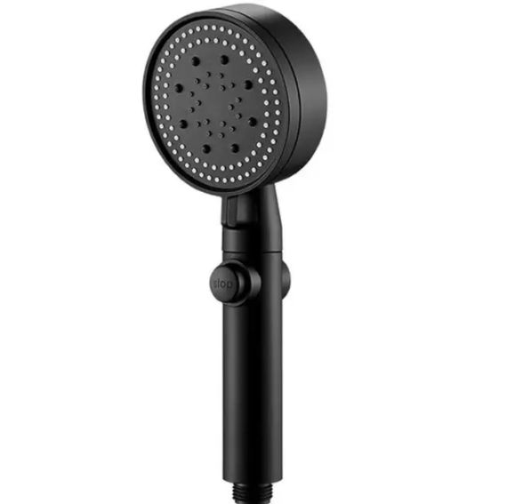 Насадка лійка для душу високого тиску 4 режими з кнопкою включення SHOWER AA1-4