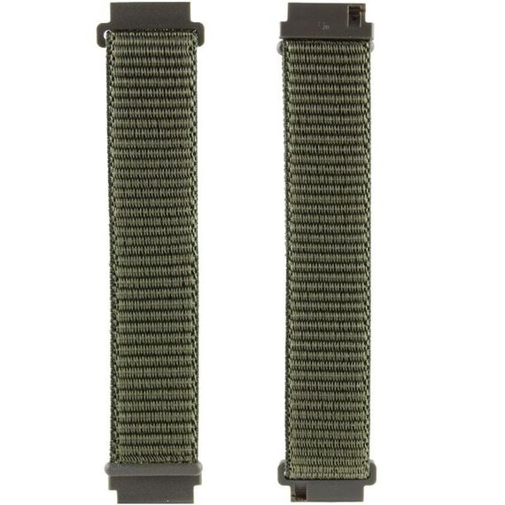Ремінець Nylon для Smart Watch 20mm Зелений / Green | Зображення 1
