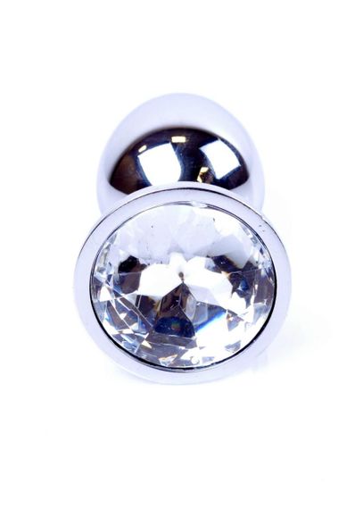 Анальна пробка - Jewellery Silver Plug Clear Sex Aura | Зображення 1