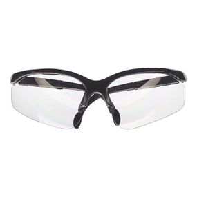 Окуляри захисні прозорі, матеріал лінз полікарбонат, матеріал завушників полікарбонат чорного кольору, захист від1