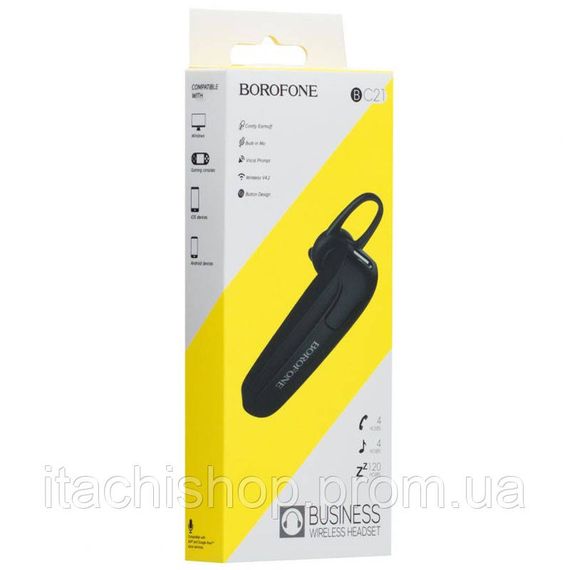 Bluetooth моно-гарнітура Borofone BC21 | Зображення 5