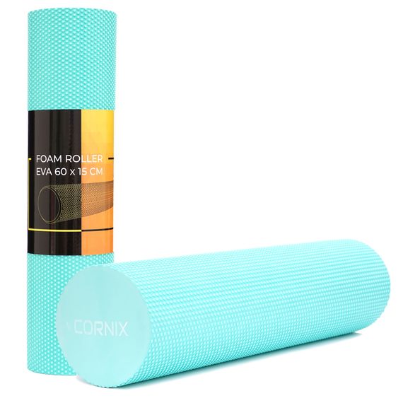 Масажний ролик Cornix EVA+ 60 x 15 см (валик, ролер) XR-0310 Mint