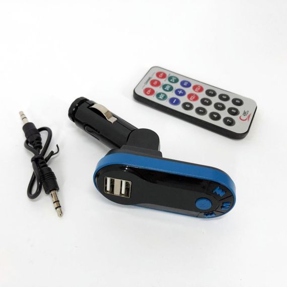 Автомобильный трансмиттер/модулятор CM i9, радио трансмитер, FM модулятор для автомобиля. YC-808 Цвет: синий | Зображення 8