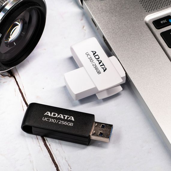 USB флеш накопичувач ADATA 64GB UC310 Black USB 3.0 (UC310-64G-RBK) | Зображення 8