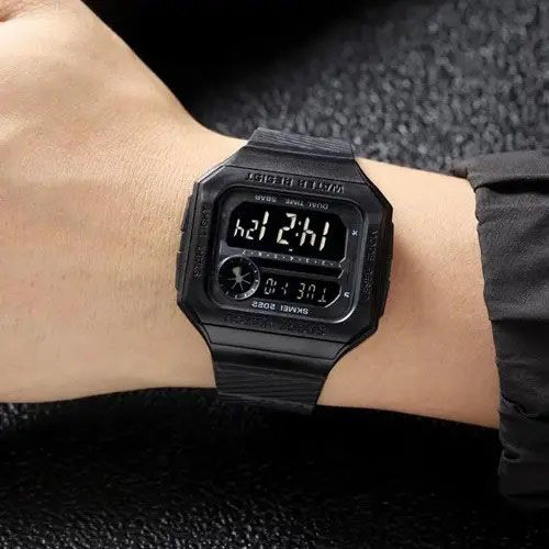 Годинник наручний чоловічий SKMEI 2022BKBK, армійський годинник протиударний, брендовий чоловічий годинник | Зображення 4