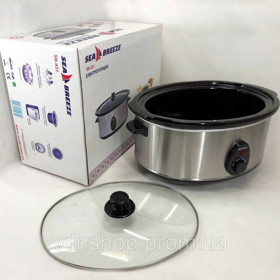 Повільноварка SeaBreeze SB-431/6,5 Л ZP-87