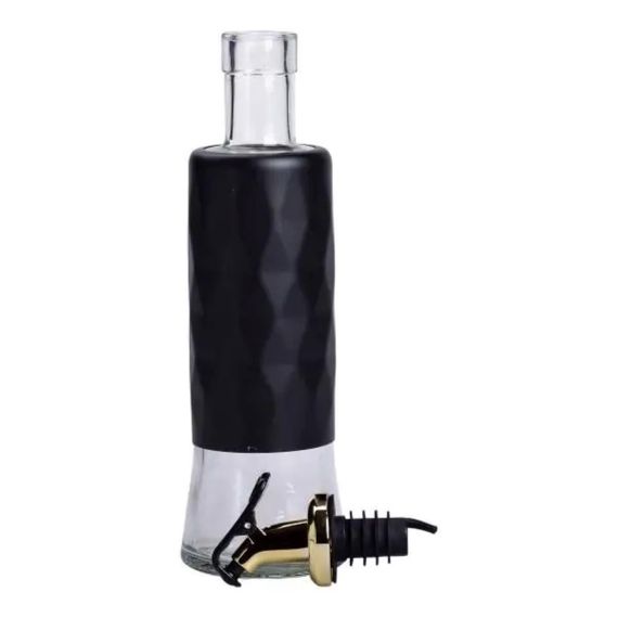 Пляшка для олії з дозатором 300 мл скляна пляшка для оливкової та соняшникової олії HP-1362 | Зображення 1