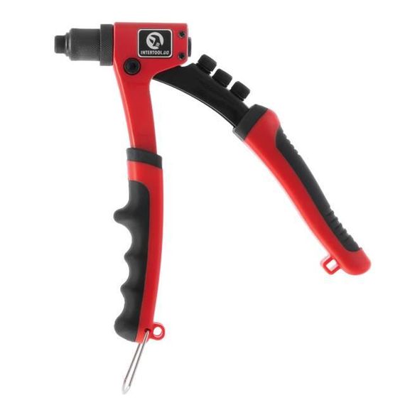 Пістолет заклепувальний ручний 215 мм, діаметр застосовуваної заклепки 2.4; 3.2; 4; 4.8 мм INTERTOOL RT-00141 | Зображення 2