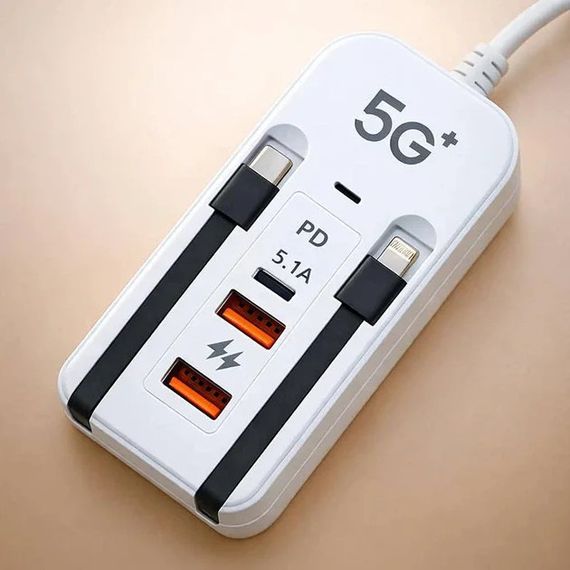 Сетевое зарядное устройство 26X-200 66W на 2 USB | Зображення 2