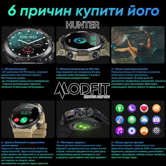 Modfit Hunter Khaki 36 мм. | Зображення 2