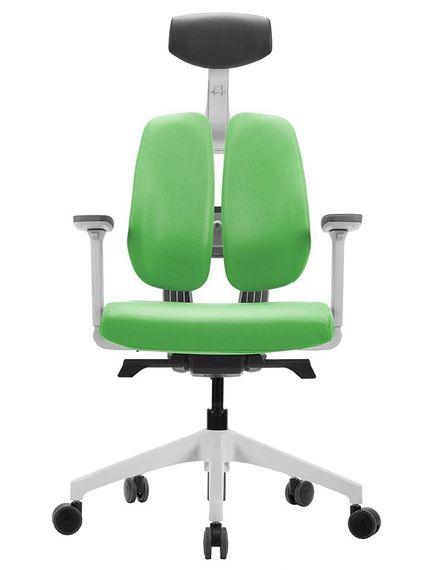 Кресло офисное DUOREST D2 whitegreen ортопедическое | Зображення 1