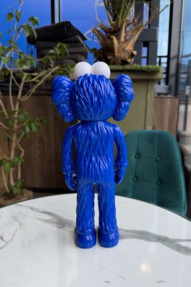 Статуетка Kaws BFF Blue колекційна фігурка для інтер'єру 30 см синій kw019 | Зображення 1