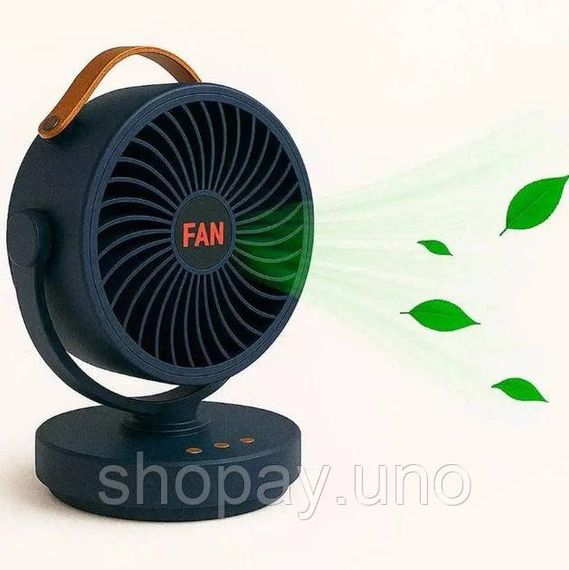 Міні вентилятор настільний портативний Mini Fan VU-05/FS-25 • Компактний вентилятор для дому, офісу, робочого столу та поїздок | Зображення 2