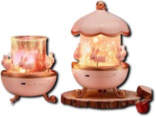 Світильник-нічник LED Карусель зайчиків XPRO WH-E11-02 з мелодією + Bluetooth (44888-16894_506)