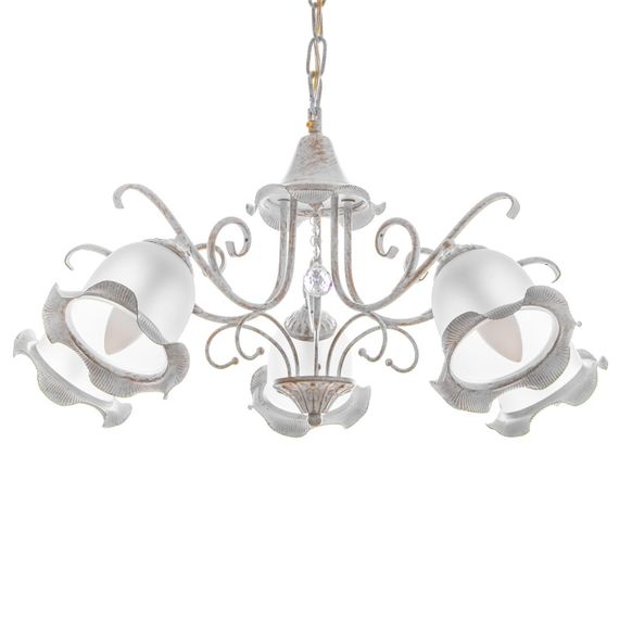 Люстра подвесная флористика E14 40W WH (BKL-491S/5) | Зображення 2