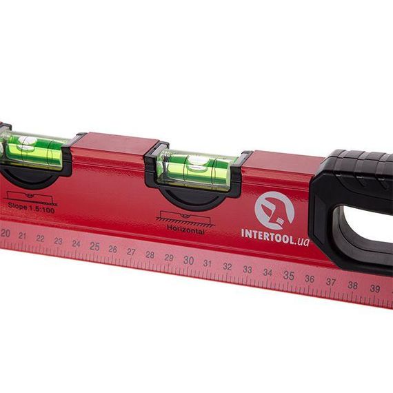 Рівень будівельний 600 мм, 5 вічок INTERTOOL MT-1006 | Зображення 3
