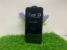 Захисне скло 5D Full Glue для Iphone 14 | Mietubl | Чорне, повне покриття, 9H