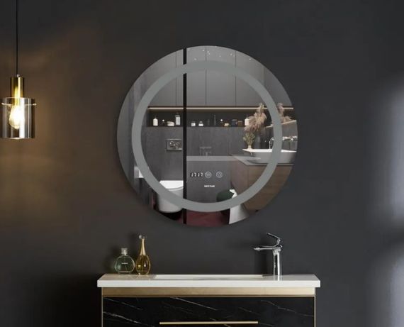 Дзеркало Mixxus Plain MC02-60 (годинник, LED-підсвічування, антизапотівання) (MI6012) | Зображення 4