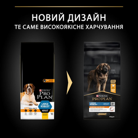 Сухой корм Purina Pro Plan Large Robust для взрослых собак крупных и гигантских пород с курицей 14кг