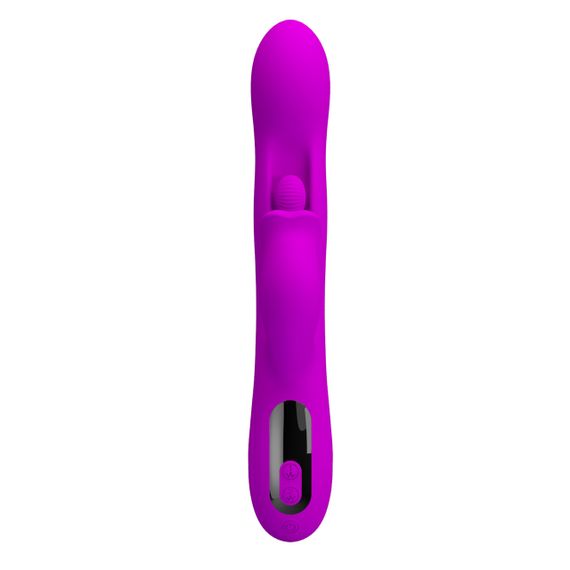 Вибратор-кролик PRETTY LOVE Yalanda Purple, силикон, фиолетовый, качательные движения и вибрация Sex Aura | Зображення 1