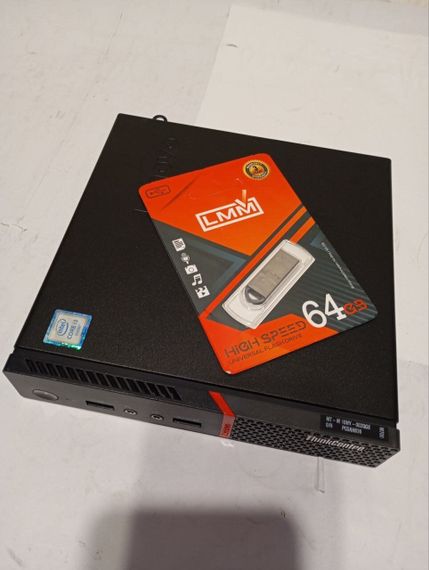 Неттоп Б-клас Lenovo ThinkCentre M700 Tiny USFF / Intel Core i3-6100T (2 (4) ядра по 3.2 GHz) / 4 GB DDR4 / 128 GB SSD M.2 / Intel HD Graphics 530 / Блок живлення в комплекті б/в | Зображення 4