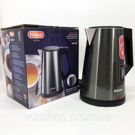 Чайники на підставці MAGIO MG-987, Електричний чайник з автовідключенням, Гарний кухонний чайник SL-69