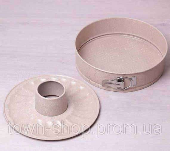 Форма Kamille Marble для выпечки разъемная Ø26х7см со сменным дном для кекса KM-6023 | Зображення 1