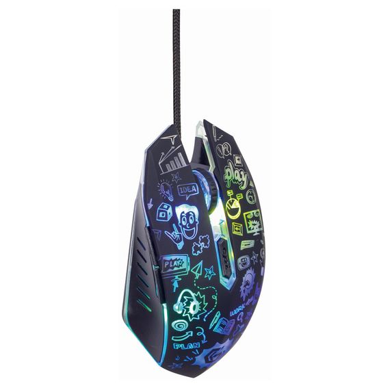 Мишка Gembird MUS-6B-GRAFIX-01 USB Black (MUS-6B-GRAFIX-01) | Зображення 1