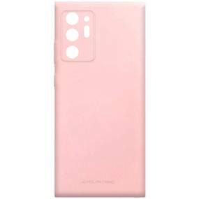 TPU чехол Molan Cano Smooth для Samsung Galaxy Note 20 Ultra Рожевий