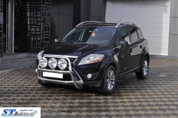 Кенгурятник WT018 (нерж.) для Ford Kuga 2008-2013 гг | Зображення 2