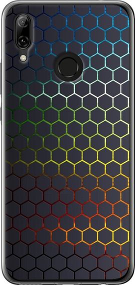 Чехол на Huawei Nova 3 Переливающиеся соты "498u-1535-17620"