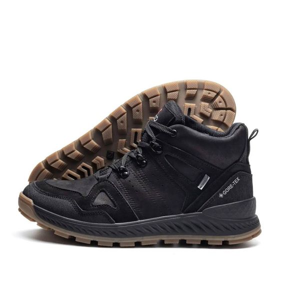 зимові шкіряні ботинки  Ecco  Black | Зображення 5