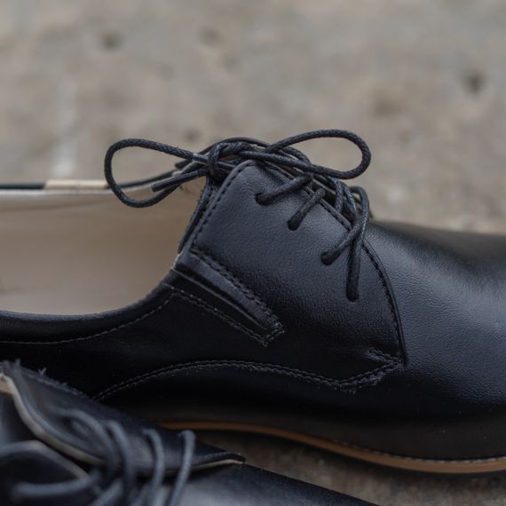 Оригінальні чорні туфлі з шкіри 40 розмір | Зображення 3