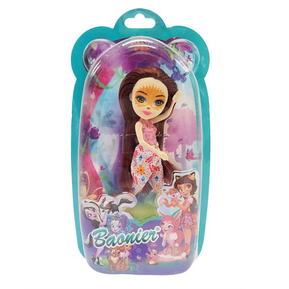 Детская игрушечная Кукла "Baobier" JJ8572-23(Brown) 15 см, шарнирная