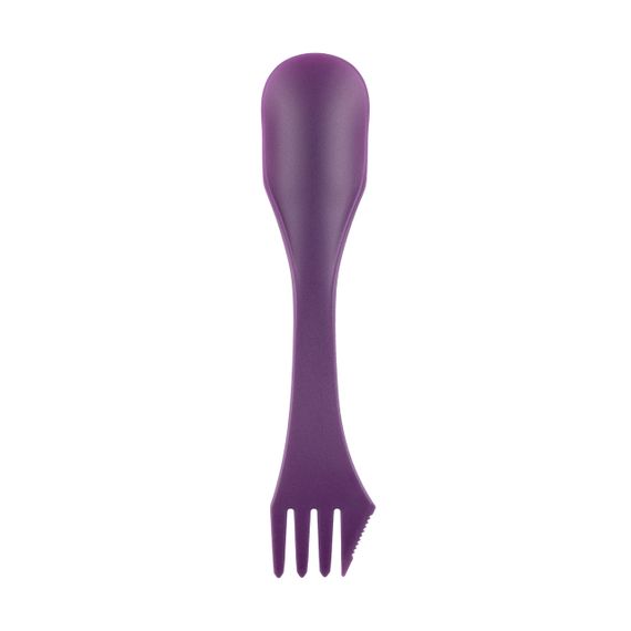 Ловилка Tribe Spork пластикова рожева, туристична ложка-виделка трайб легка для походу та риболовлі
