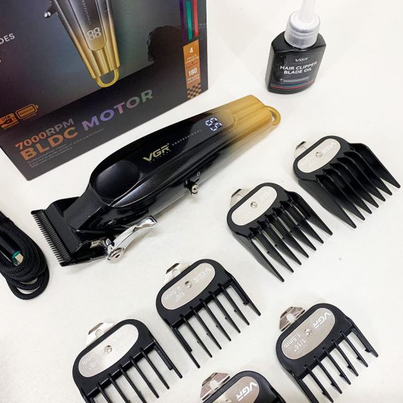 Акумуляторна машинка для стрижки VGR V-662 Колір: золотий | Зображення 6